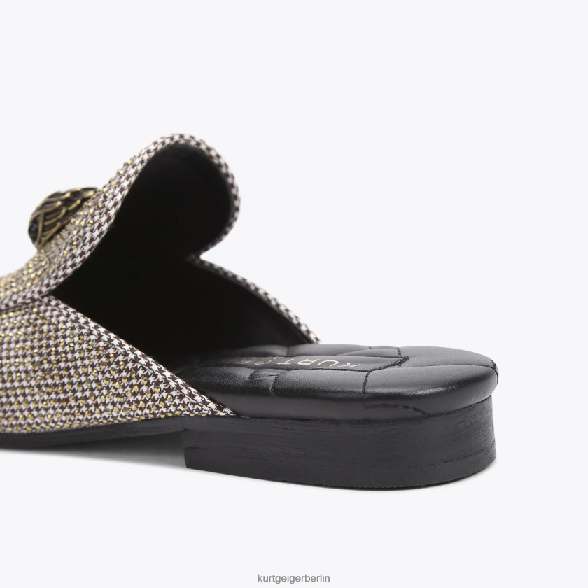 Kurt Geiger Frauen London Holly Eagle Mule 882RTJ416 | Schuhwerk Beige