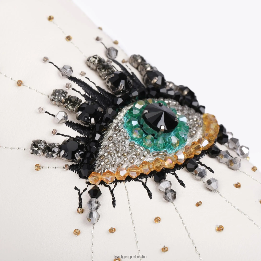 Kurt Geiger Frauen Londoner Olivenauge 882RTJ367 | Schuhwerk Knochen