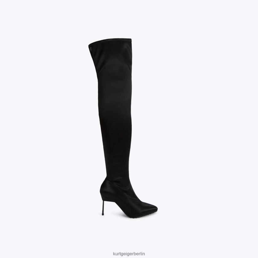 Kurt Geiger Frauen London Barbican über dem Knie durchnässen 882RTJ266 | Schuhwerk Schwarz