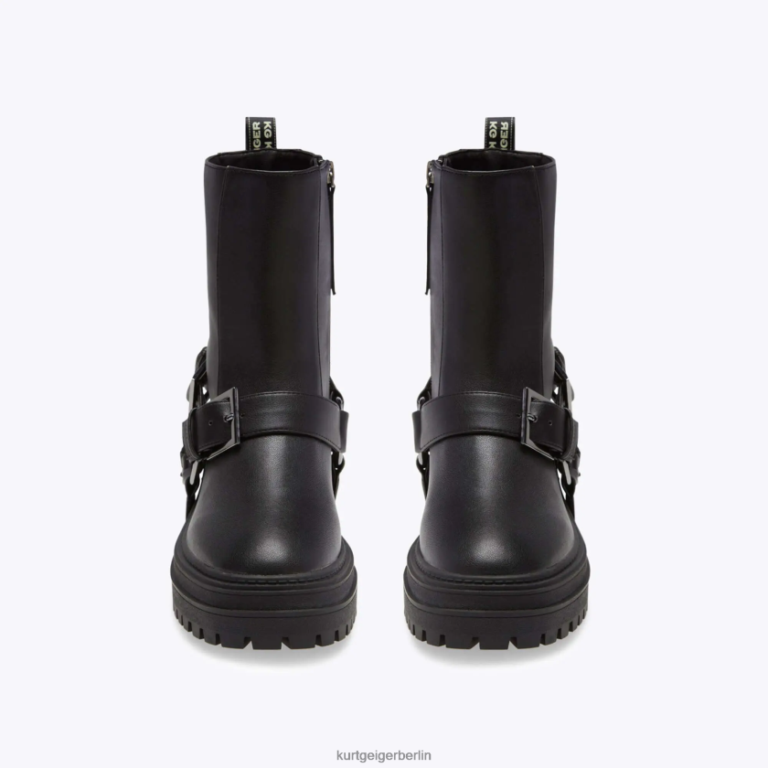 Kurt Geiger Frauen London-Tread-Geschirr 882RTJ375 | Schuhwerk Schwarz