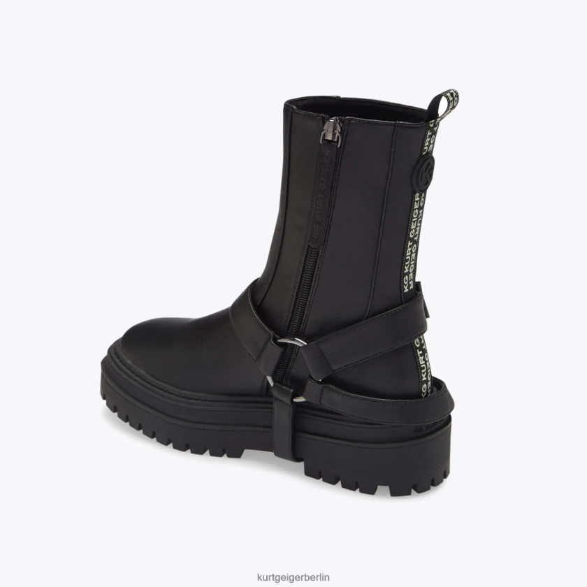 Kurt Geiger Frauen London-Tread-Geschirr 882RTJ375 | Schuhwerk Schwarz