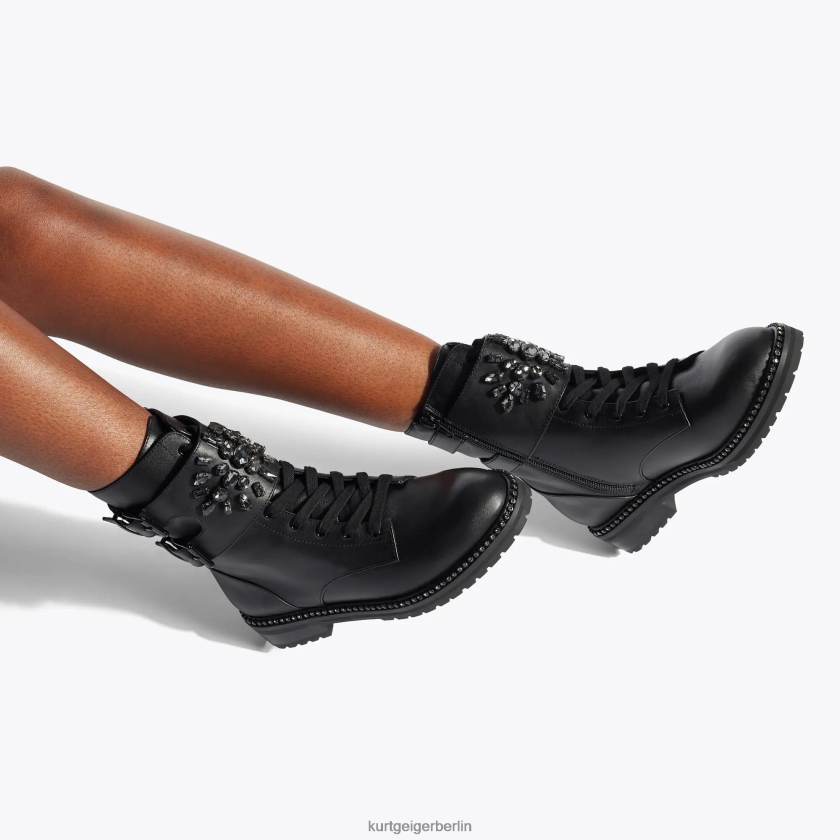 Kurt Geiger Frauen London bücken 882RTJ310 | Schuhwerk schwarze Kombination