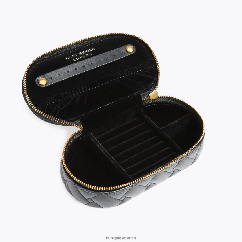 Kurt Geiger Frauen London Kensington Schmucketui 882RTJ561 | Taschen Schwarz