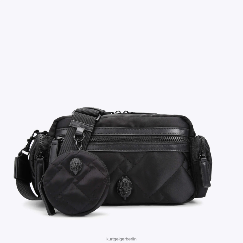 Kurt Geiger Frauen London recycelte Multi-Kameratasche 882RTJ277 | Taschen schwarz andere