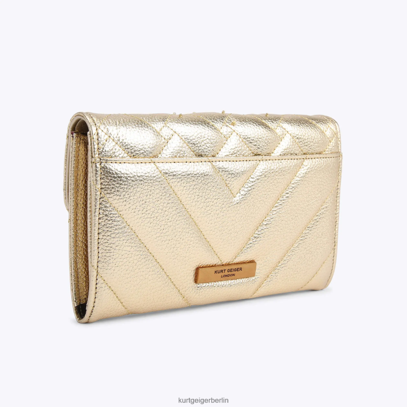 Kurt Geiger Frauen London Kensington Chain Wallet Eye 882RTJ109 | Taschen Gold
