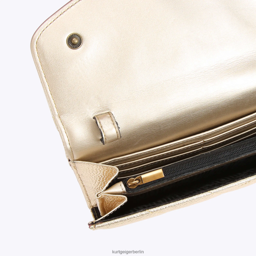 Kurt Geiger Frauen London Kensington Chain Wallet Eye 882RTJ109 | Taschen Gold