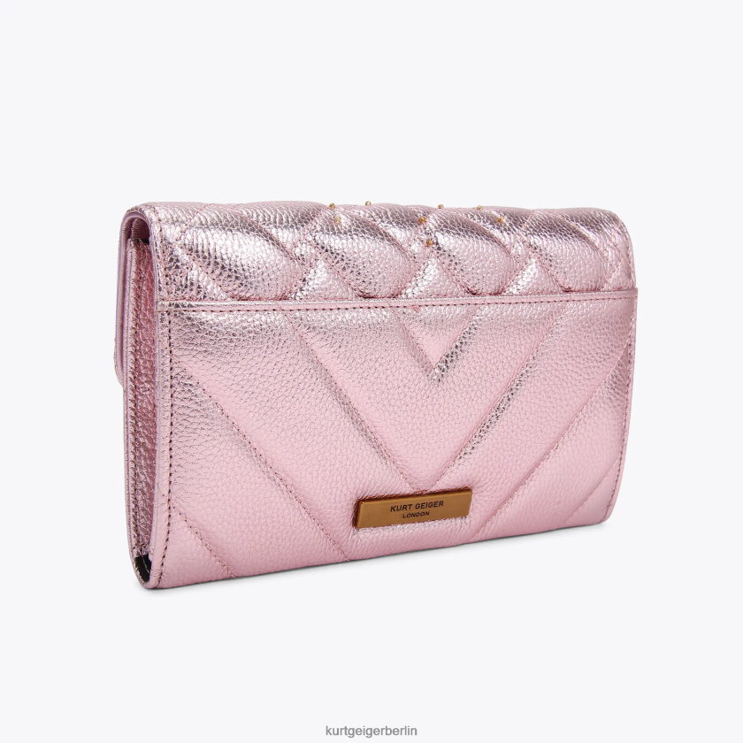 Kurt Geiger Frauen London Kensington Chain Wallet Eye 882RTJ110 | Taschen blasses Rosa