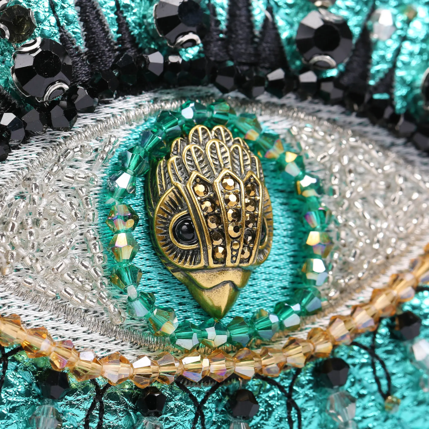 Kurt Geiger Frauen London Kensington Chain Wallet Eye 882RTJ111 | Taschen blaugrün