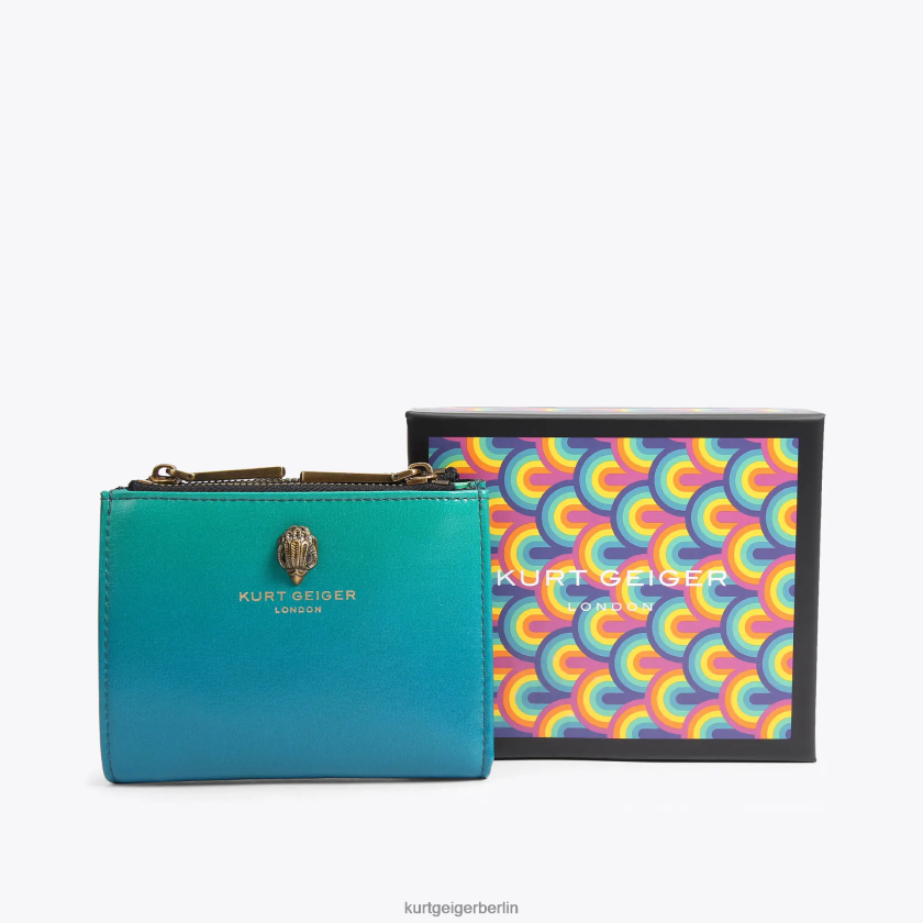 Kurt Geiger Frauen London Mini-Geldbörse Shoreditch 882RTJ556 | Taschen Grün