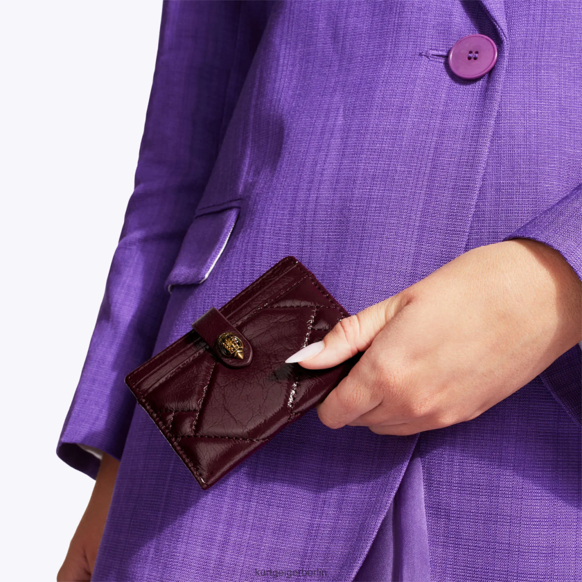 Kurt Geiger Frauen London Multi-Kartenhalter weich 882RTJ558 | Taschen Wein