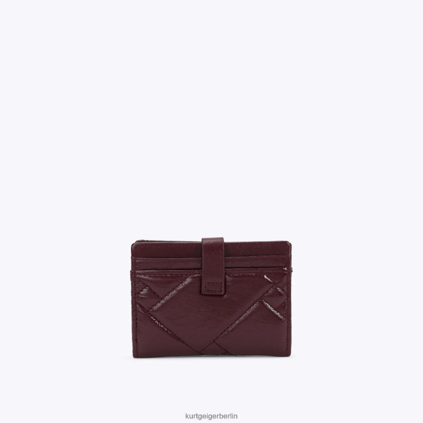 Kurt Geiger Frauen London Multi-Kartenhalter weich 882RTJ558 | Taschen Wein