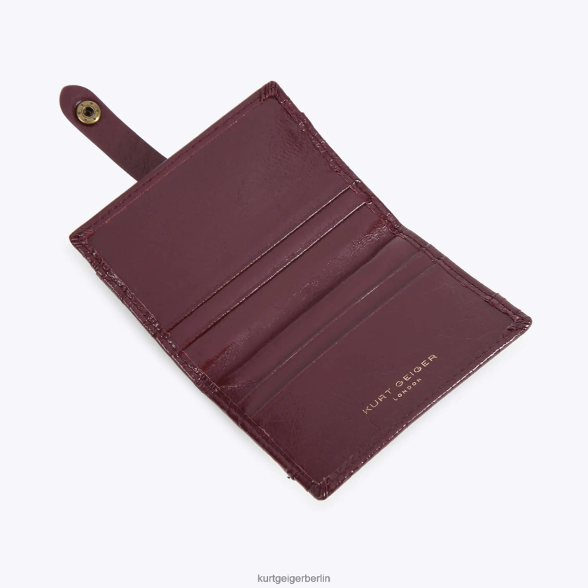Kurt Geiger Frauen London Multi-Kartenhalter weich 882RTJ558 | Taschen Wein