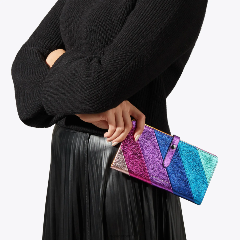 Kurt Geiger Frauen Weiches London-Leder-Portemonnaie 882RTJ154 | Taschen Multi/Andere