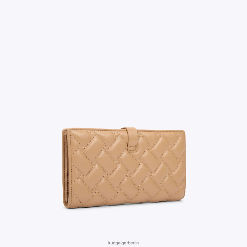 Kurt Geiger Frauen Weiches London-Leder-Portemonnaie 882RTJ564 | Taschen Kamel