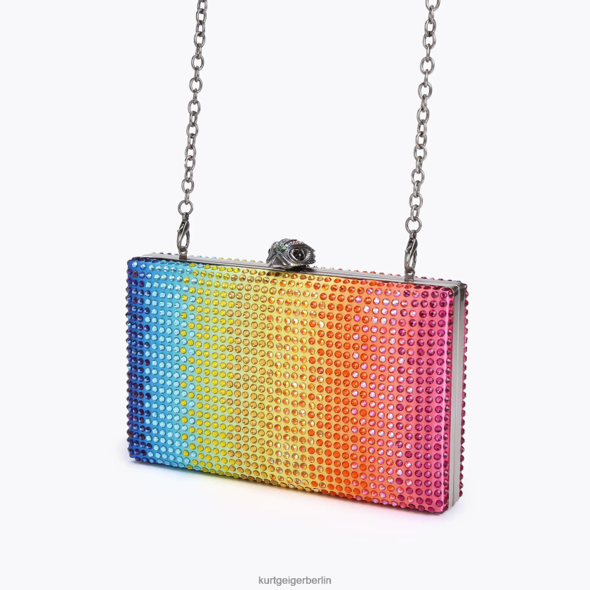 Kurt Geiger Frauen Kensington-Kupplung aus London-Kristall 882RTJ204 | Taschen Multi/Andere