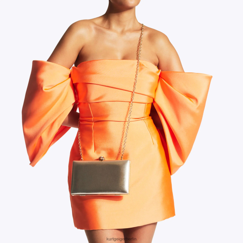 Kurt Geiger Frauen Kensington-Kupplung aus London-Kristall 882RTJ59 | Taschen Gold