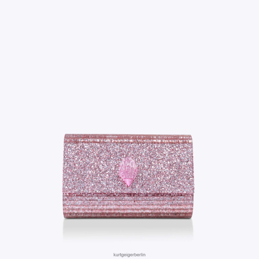 Kurt Geiger Frauen London Party Eagle Clutch Drench 882RTJ261 | Taschen blasses Rosa