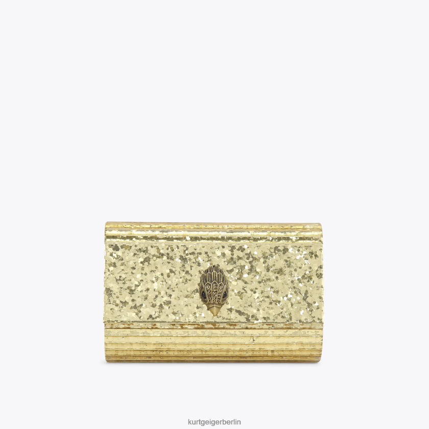 Kurt Geiger Frauen London Party Eagle Clutch Drench 882RTJ262 | Taschen Gold