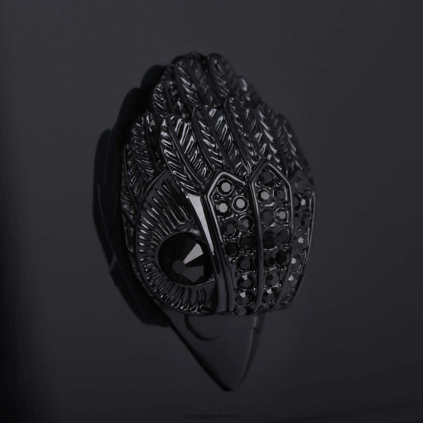 Kurt Geiger Frauen London Party Eagle Clutch Drench 882RTJ263 | Taschen Schwarz