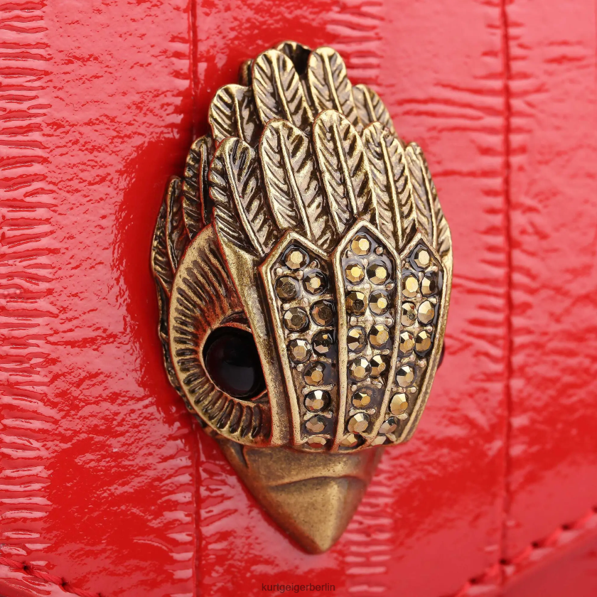 Kurt Geiger Frauen London Shoreditch-Umschlag 882RTJ132 | Taschen rote Kombination