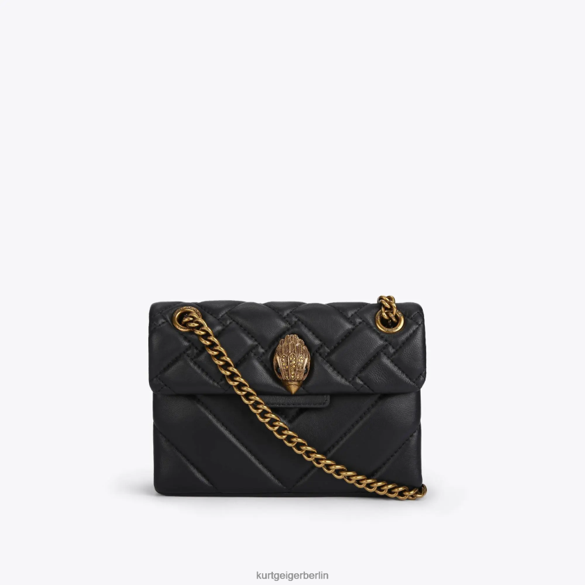 Kurt Geiger Frauen London Mini Kensington 882RTJ72 | Taschen schwarze Kombination