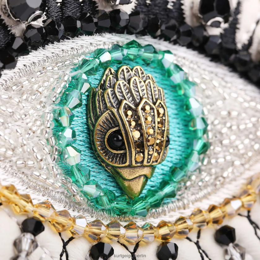 Kurt Geiger Frauen London Mini Kensington Eye 882RTJ75 | Taschen Knochen