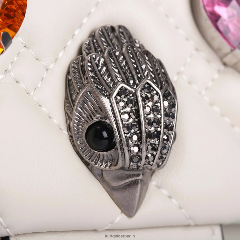 Kurt Geiger Frauen London Mini Kensington Love Bag 882RTJ51 | Taschen Knochen