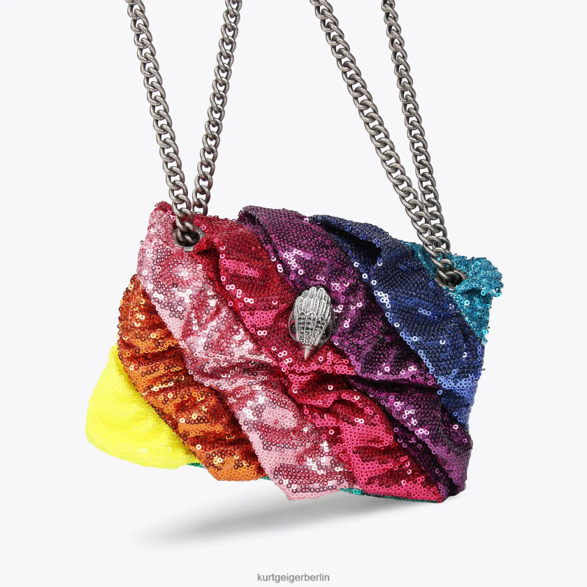 Kurt Geiger Frauen London Paillettenrüschen Mini Kensington 882RTJ22 | Taschen Multi/Andere