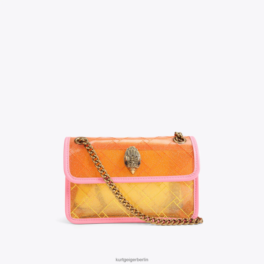 Kurt Geiger Frauen London Vinyl Mini Kensington 882RTJ91 | Taschen Gelb