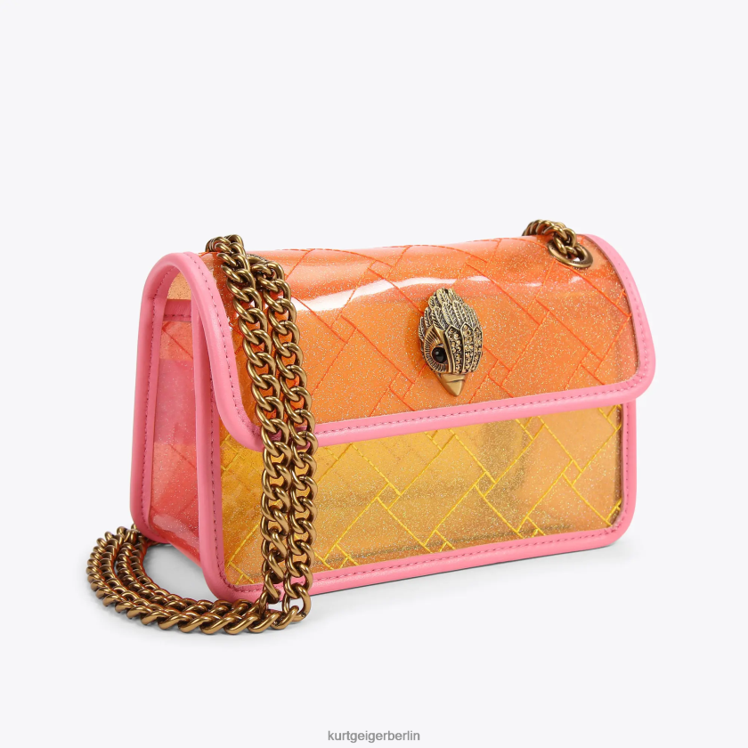 Kurt Geiger Frauen London Vinyl Mini Kensington 882RTJ91 | Taschen Gelb