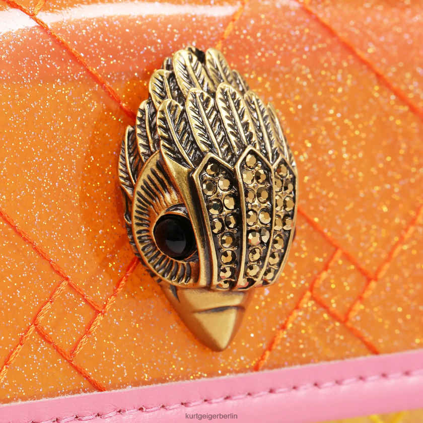 Kurt Geiger Frauen London Vinyl Mini Kensington 882RTJ91 | Taschen Gelb