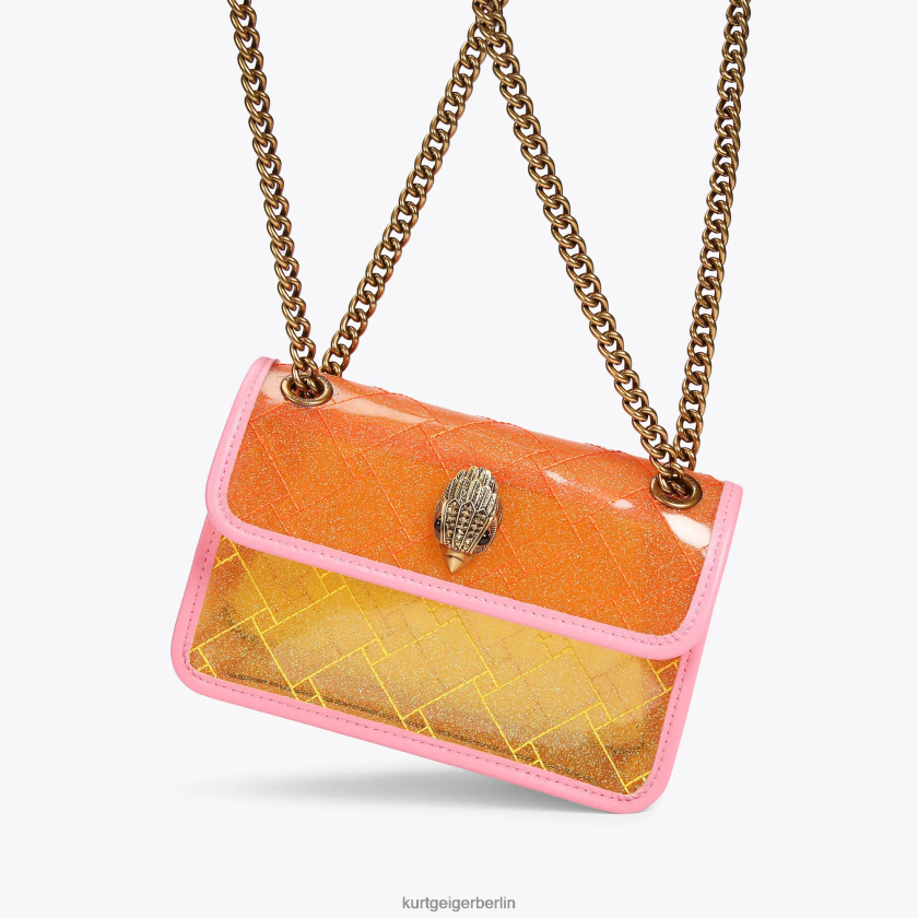 Kurt Geiger Frauen London Vinyl Mini Kensington 882RTJ91 | Taschen Gelb