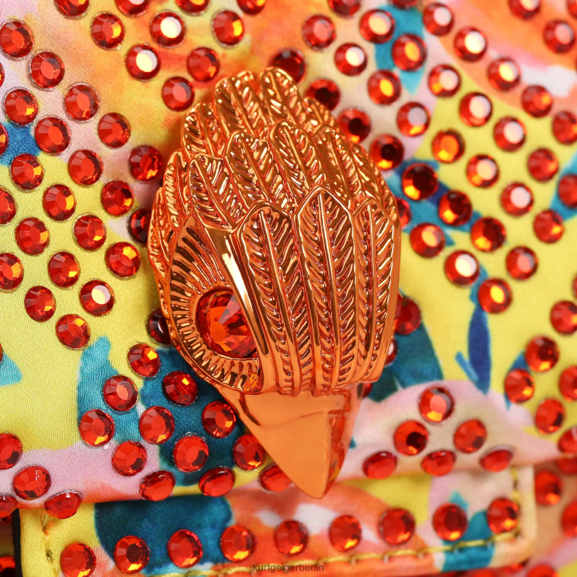 Kurt Geiger Frauen Londoner Stoff Mini Kensington 882RTJ13 | Taschen orange