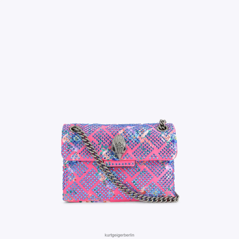 Kurt Geiger Frauen Londoner Stoff Mini Kensington 882RTJ36 | Taschen rosa Kombination