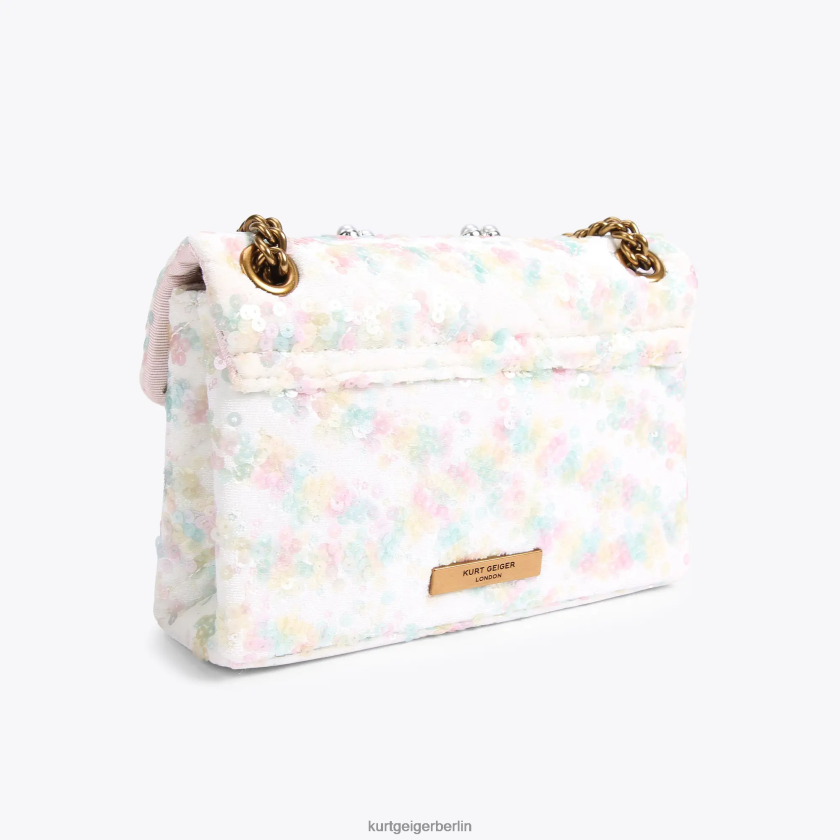Kurt Geiger Frauen Londoner Stoff Mini Kensington 882RTJ39 | Taschen Weiß