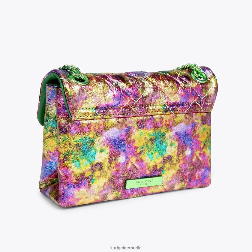 Kurt Geiger Frauen Mini-Kensington aus London-Leder 882RTJ50 | Taschen grüne Kombination