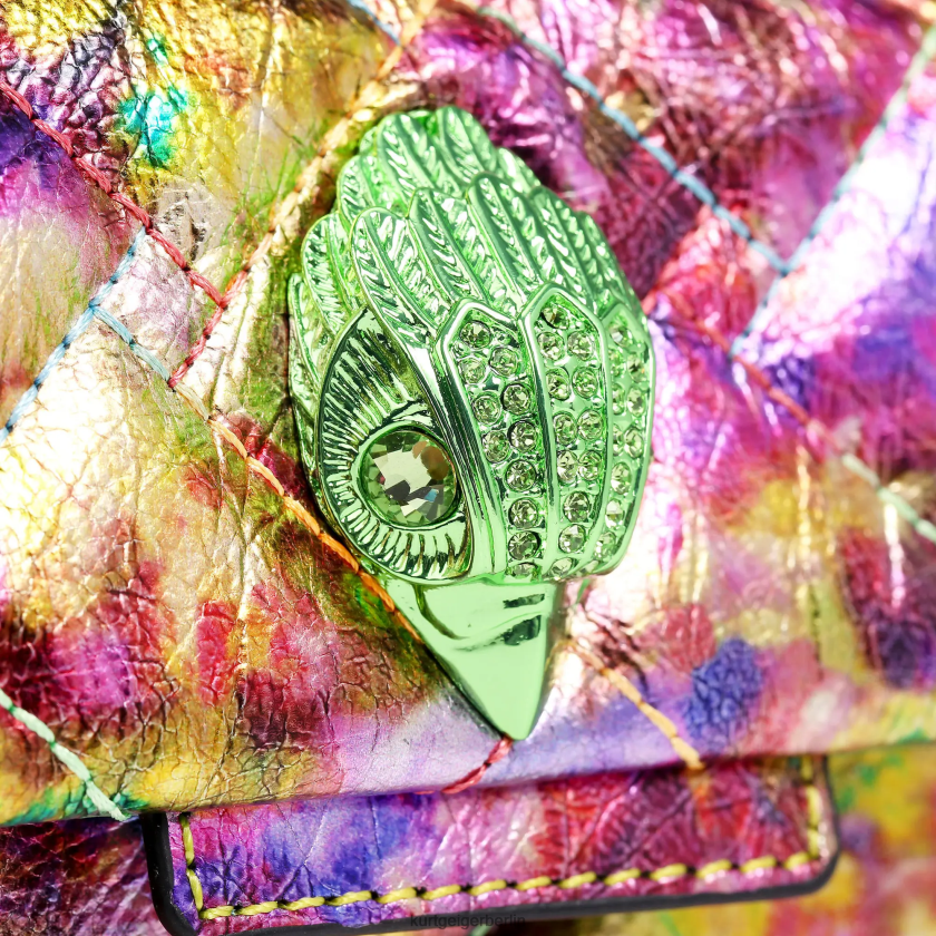 Kurt Geiger Frauen Mini-Kensington aus London-Leder 882RTJ50 | Taschen grüne Kombination