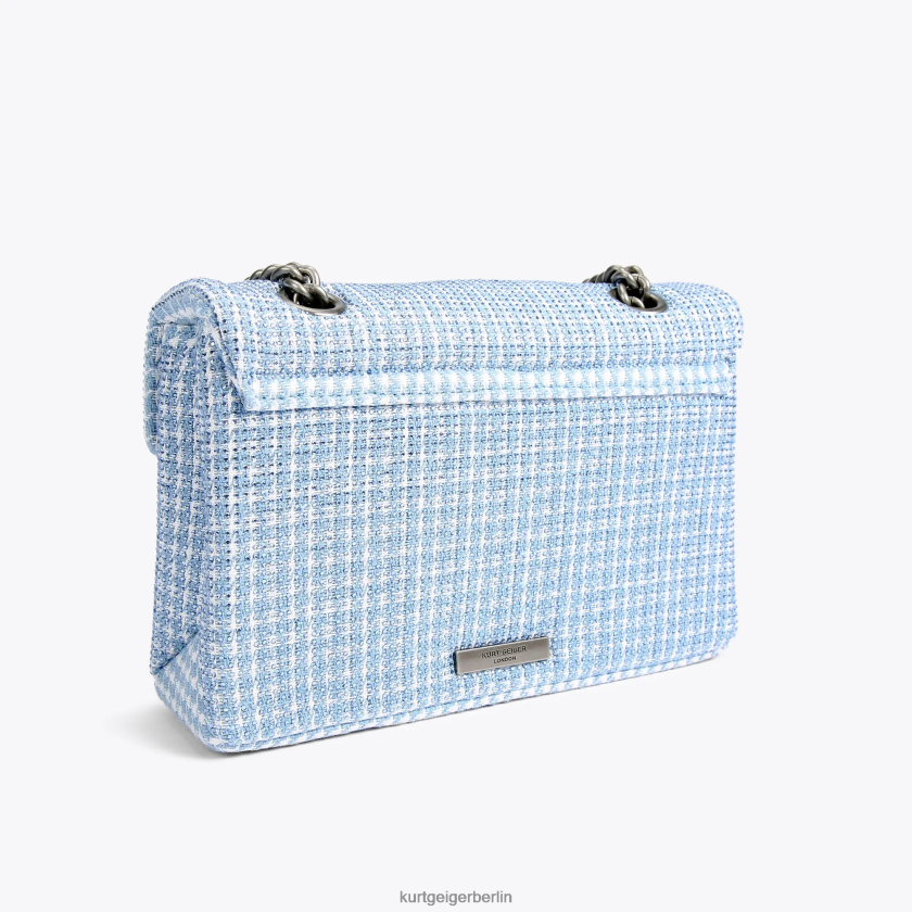 Kurt Geiger Frauen Kensington-Tasche aus London-Stoff 882RTJ83 | Taschen hellblau