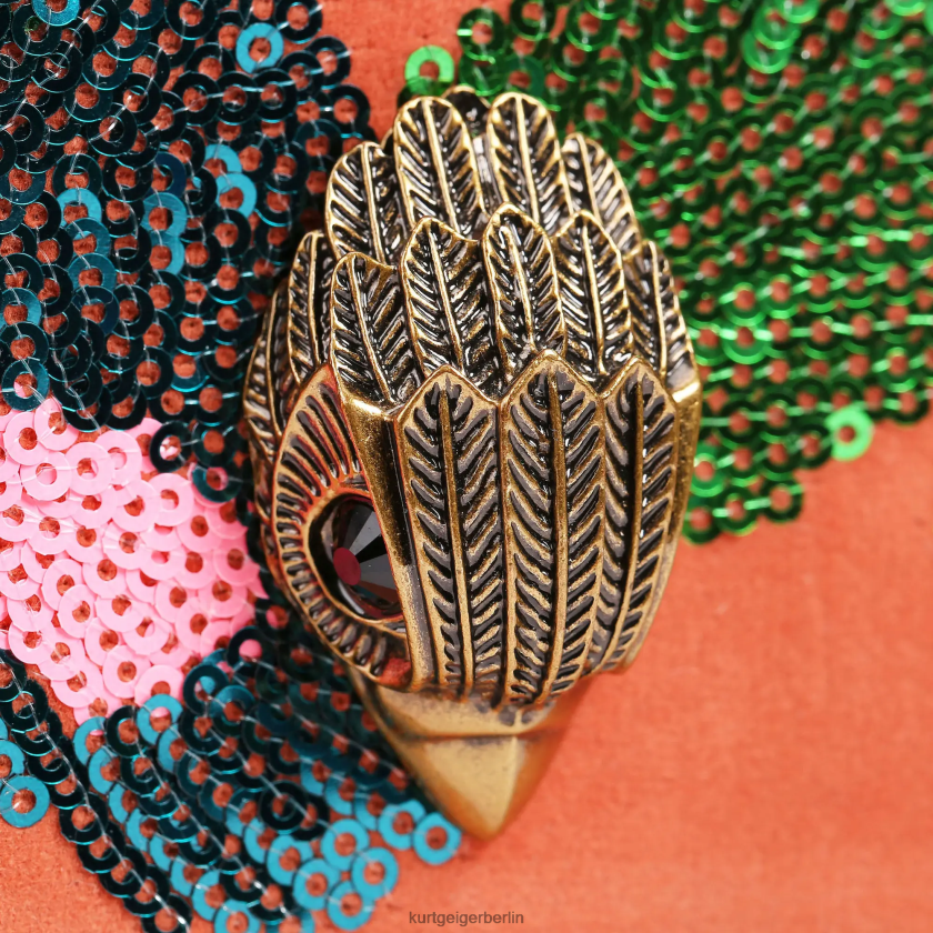 Kurt Geiger Frauen Kleine Umhängetasche von London Shoreditch 882RTJ114 | Taschen orange