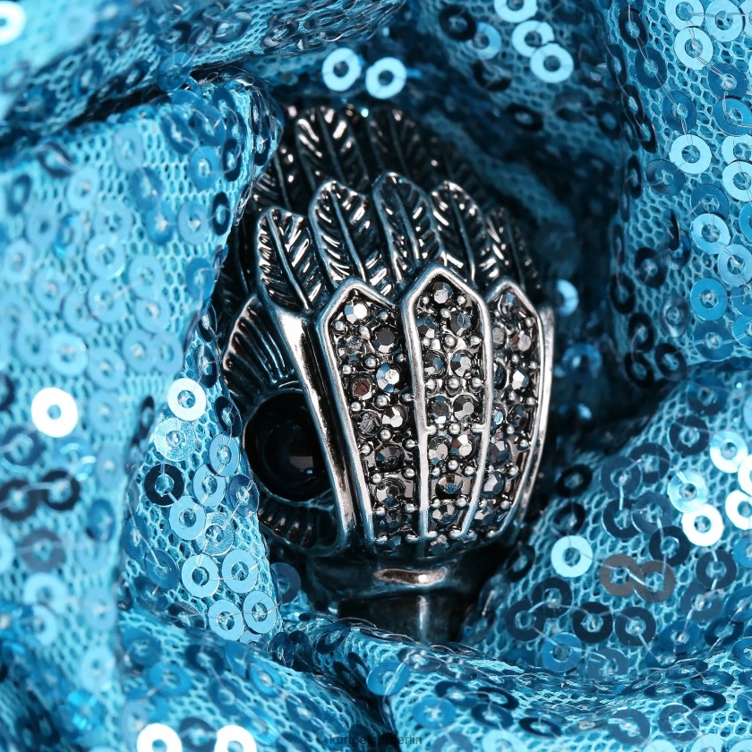 Kurt Geiger Frauen Kleine Umhängetasche von London Shoreditch 882RTJ126 | Taschen Türkis