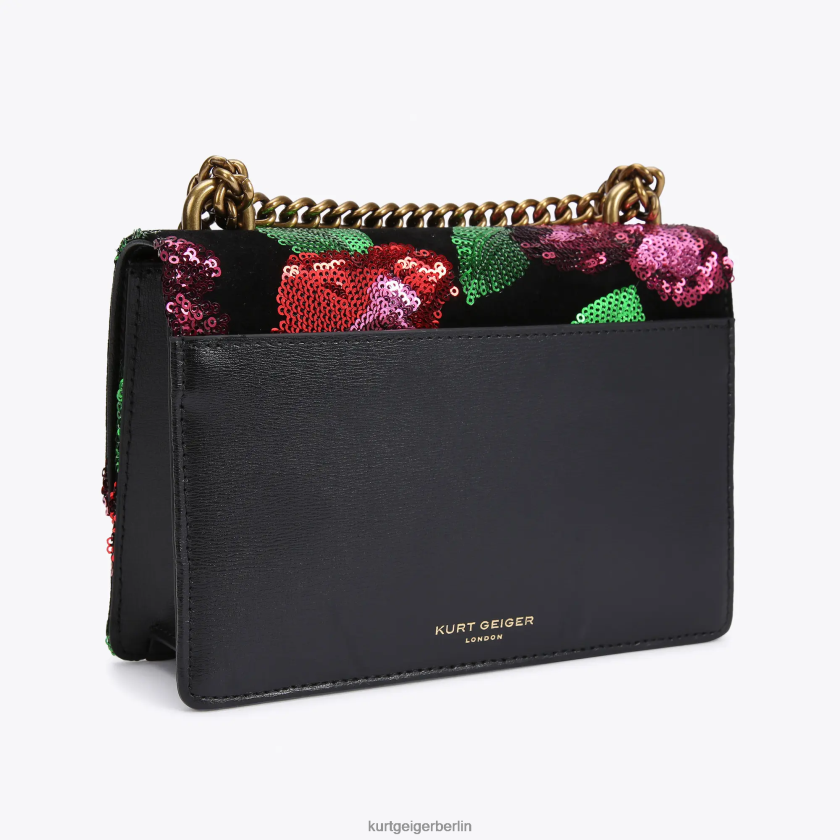 Kurt Geiger Frauen Kleine Umhängetasche von London Shoreditch 882RTJ127 | Taschen Fuchsia