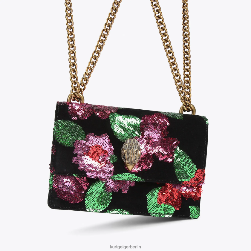 Kurt Geiger Frauen Kleine Umhängetasche von London Shoreditch 882RTJ127 | Taschen Fuchsia