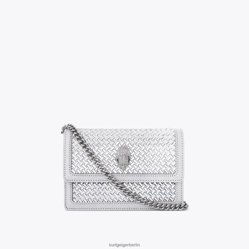 Kurt Geiger Frauen Kleine Umhängetasche von London Shoreditch 882RTJ130 | Taschen Metallkombination