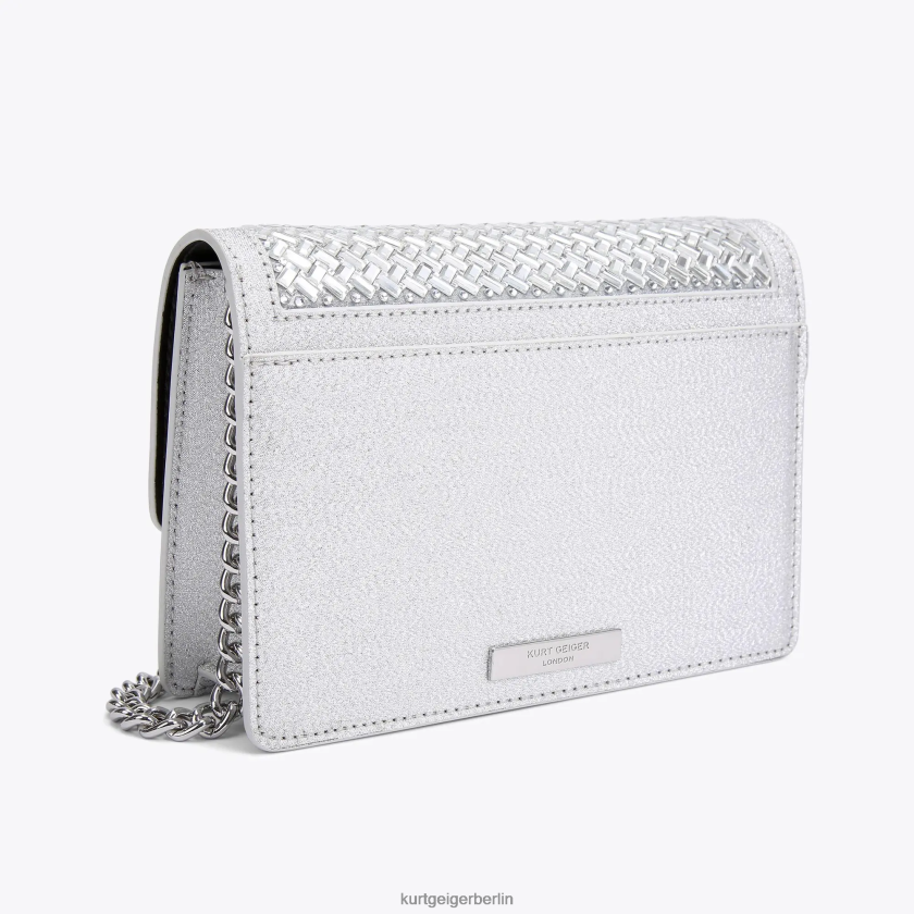 Kurt Geiger Frauen Kleine Umhängetasche von London Shoreditch 882RTJ130 | Taschen Metallkombination