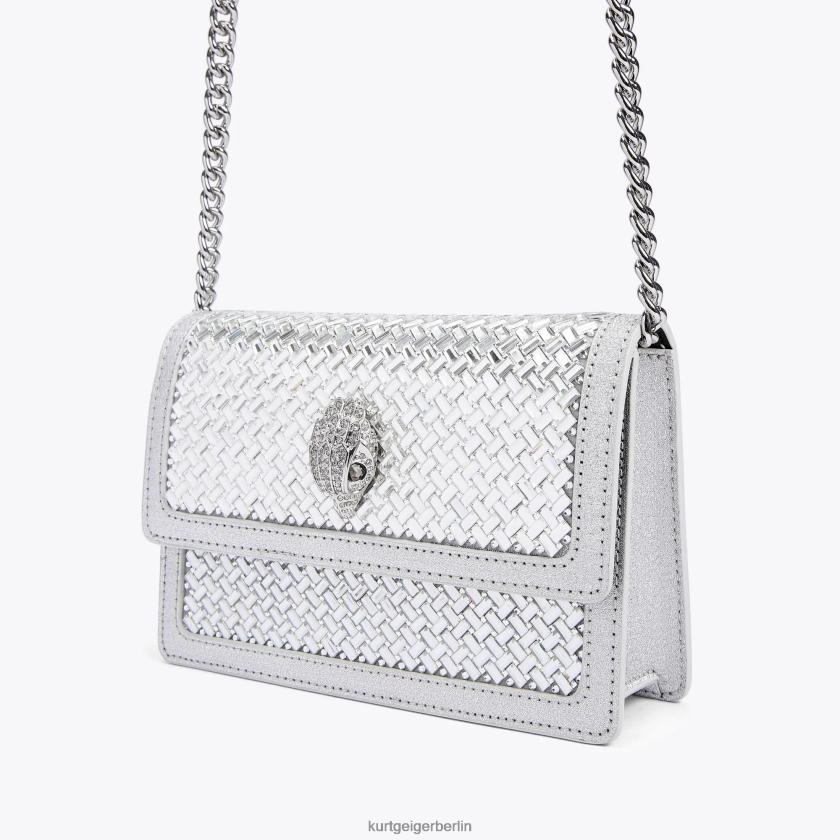 Kurt Geiger Frauen Kleine Umhängetasche von London Shoreditch 882RTJ130 | Taschen Metallkombination