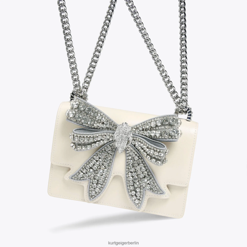 Kurt Geiger Frauen Kleine Umhängetasche von London Shoreditch 882RTJ137 | Taschen Knochen