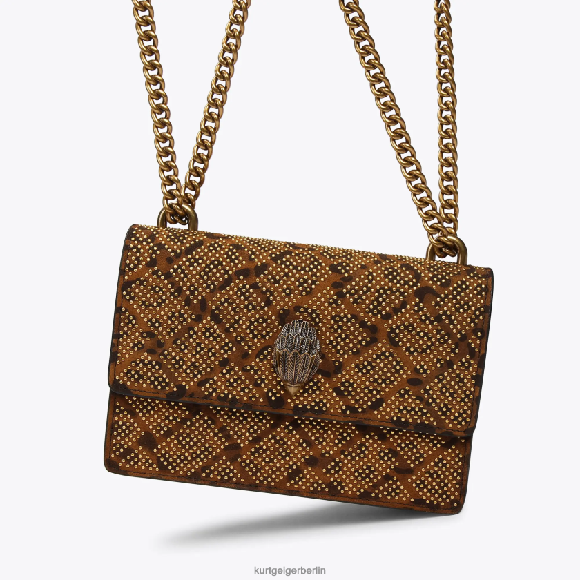 Kurt Geiger Frauen Kleine Umhängetasche von London Shoreditch 882RTJ138 | Taschen dunkelbraune Kombination