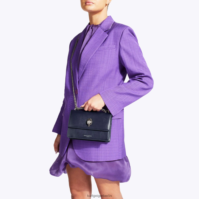 Kurt Geiger Frauen Kleine Umhängetasche von London Shoreditch 882RTJ141 | Taschen lila