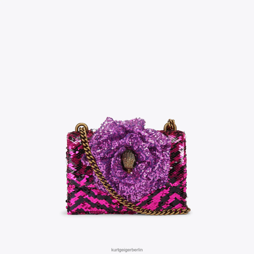 Kurt Geiger Frauen Kleine Umhängetasche von London Shoreditch 882RTJ143 | Taschen lila
