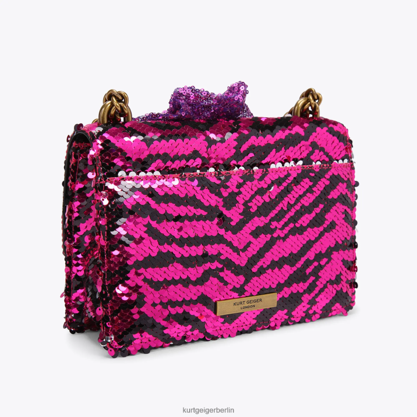 Kurt Geiger Frauen Kleine Umhängetasche von London Shoreditch 882RTJ143 | Taschen lila